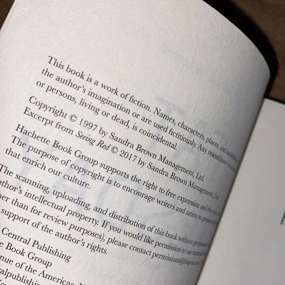 Fat Tuesday by Sandra Brown novel book - Picture 3 of 4